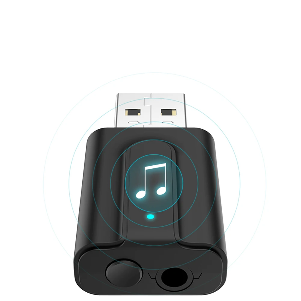 

USB стерео музыкальный беспроводной адаптер T10 2 в 1 USB Bluetooth-совместимый адаптер для ПК ТВ проектора наушников динамика