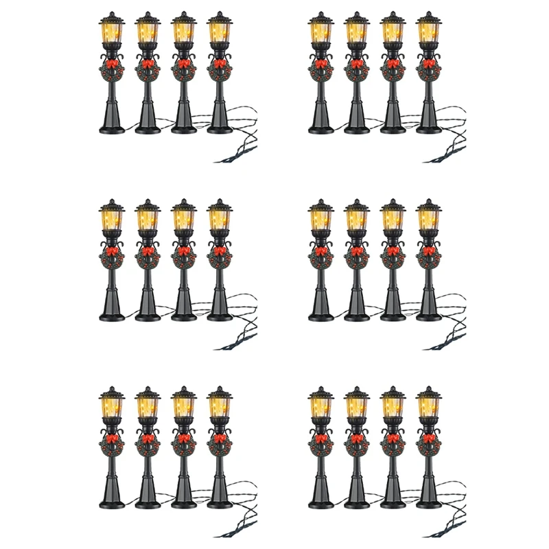 

Миниатюрный Рождественский светильник, поезда, миниатюрная уличная лампа, декоративные фонари для «сделай сам», для кукольного домика, дор...