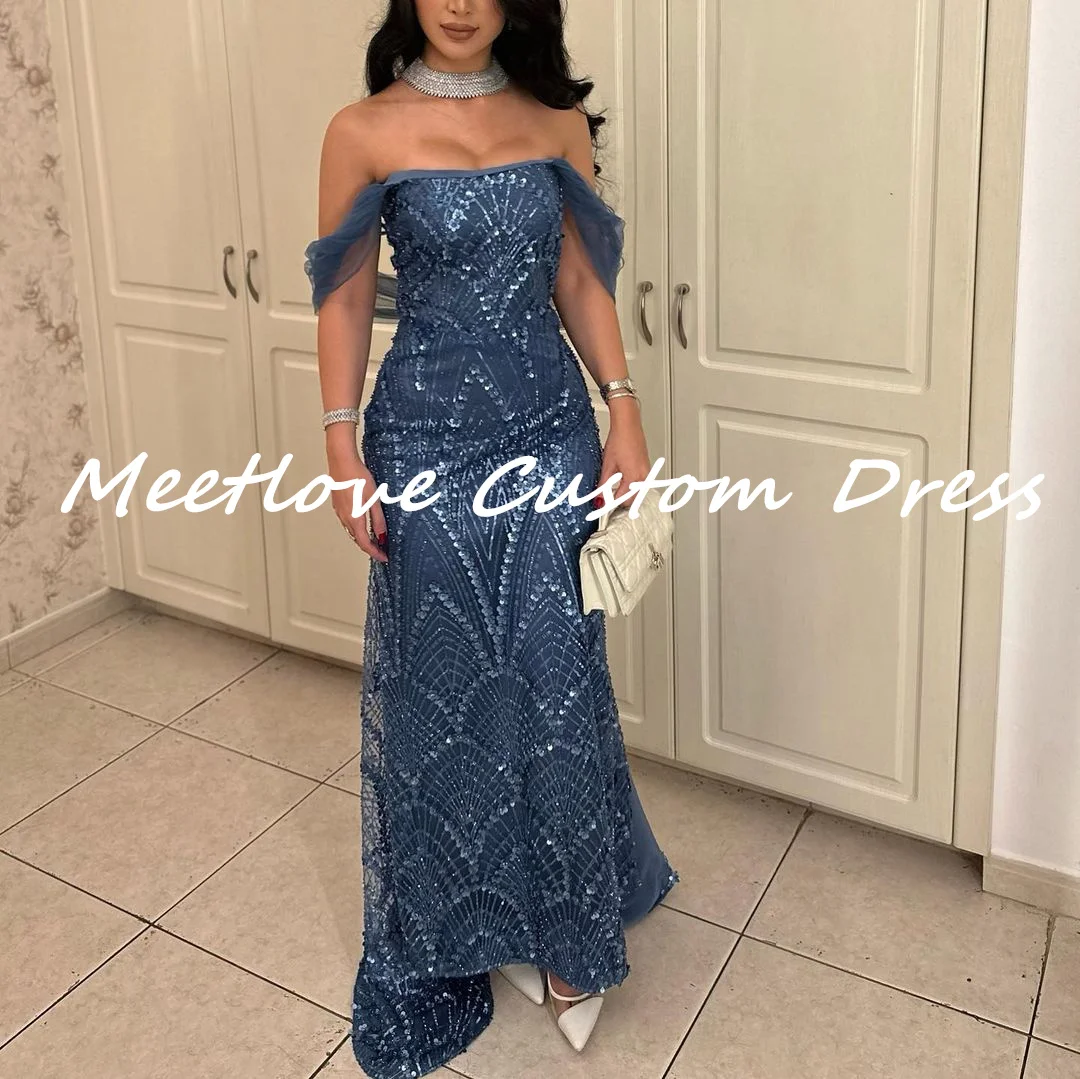 Фото Meetlove Customized فستان حفلات الزفاف Элегантные платья для женщин Платья на день рождения Роскошное вечернее платье в Дубае 2024 №1