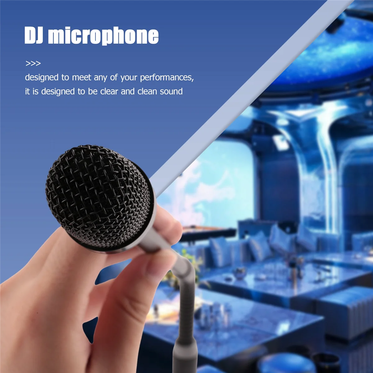 Профессиональный динамический DJ-микрофон для микшера специальный дисковый