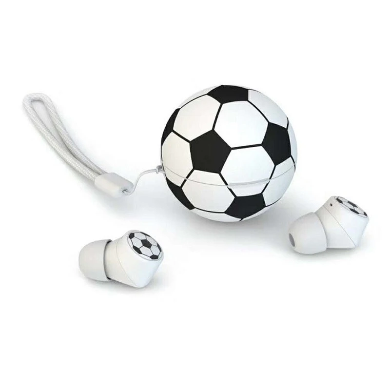 

2023 Bluetooth Earphone for Ear TWS Headphones with Microphone Football Charging Case Wireless Headset Sports Gamer Accessories