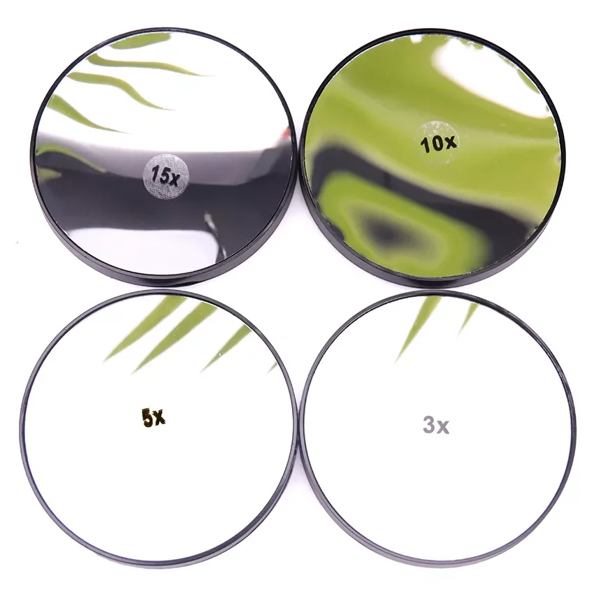 Mirror 5/10/15X Magnifying Mirror With Two Suction Cups Cosmetics Tools Round Mirror Magnification