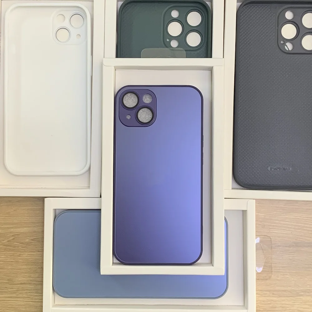 

Матовый Стеклянный чехол для iPhone 14, 13, 12, 11 Pro Max Plus, 20 шт.