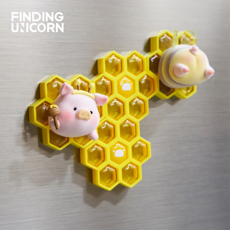 

Anime Canned Pig Lulu Farm Series Original Ceramic Cup Fridge Sticker Shoulder Bag Makeup Bag Storage Bag 100% Genuine