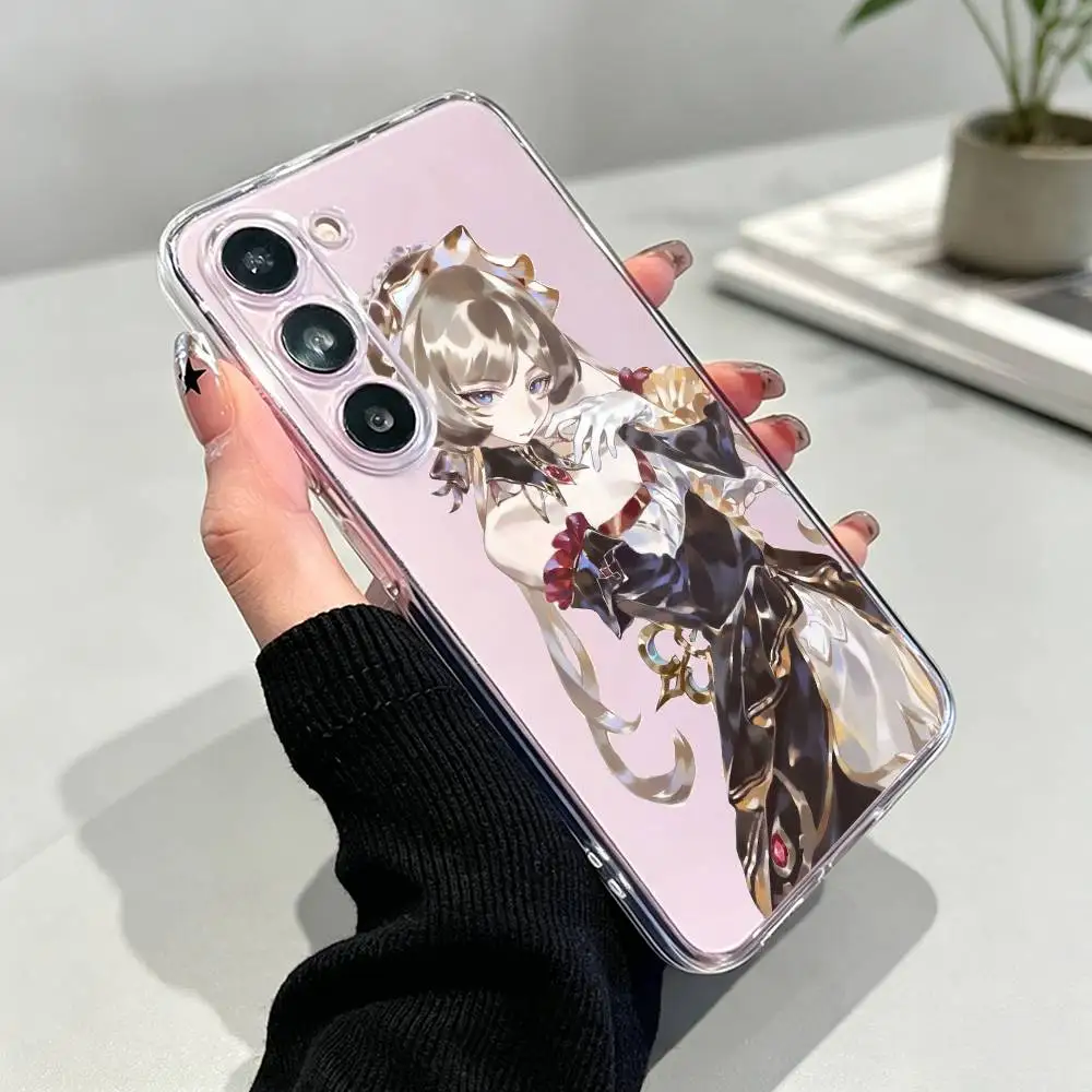 Фото Чехол для телефона Genshin Impact Game Sandrone для Samsung Galaxy A10,12,20,21S,30,31,40,50,51,52,70,A71, другие модели, прозрачный, мягкий №3