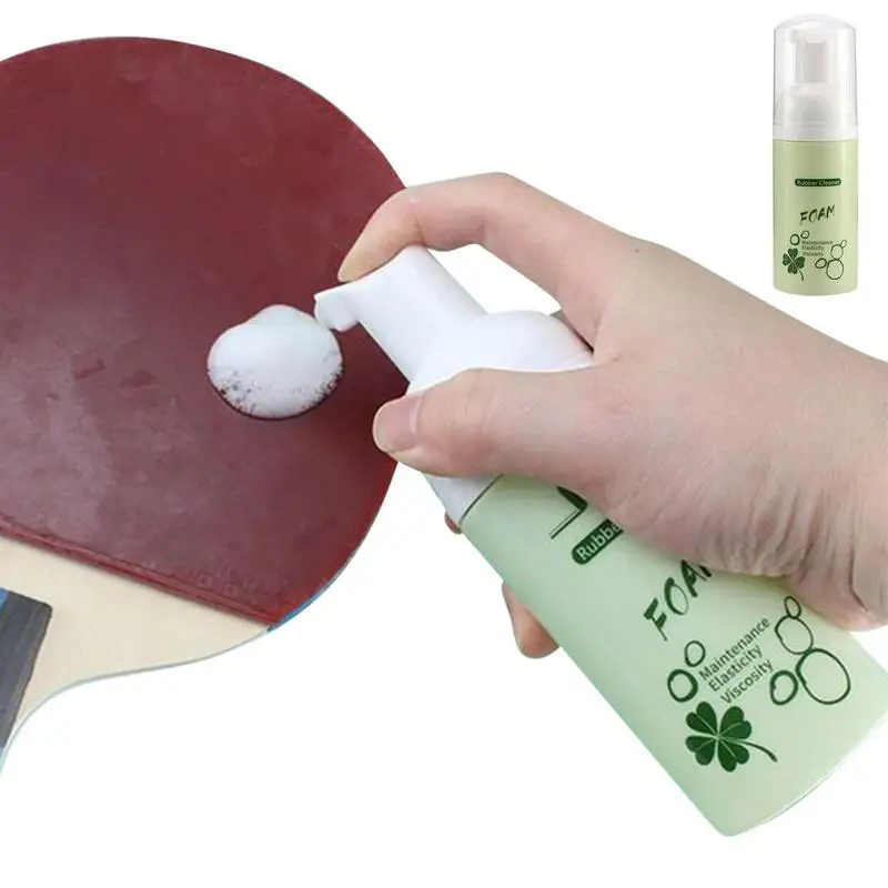 

Table Tennis Cleaner Ping-Pong Paddle Foam Detergent 110ml Professional Table Tennis Racket Detergent Agent Rubber Cleaner