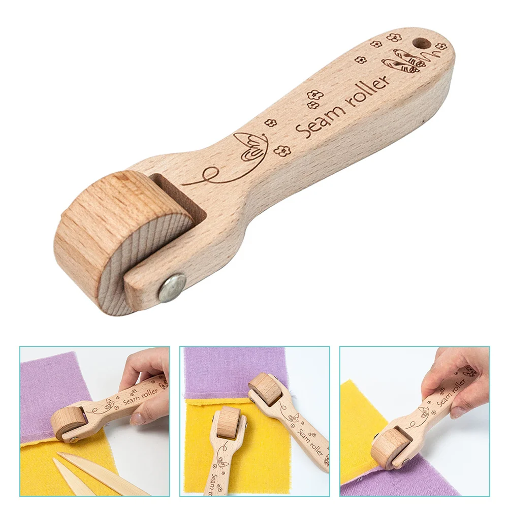 

Roller Seam Wallpaper Quilting Tool Wheel Carpet Hand Roofing Quilt Sewing Smoothing Professional Mat Wooden Rubber Application