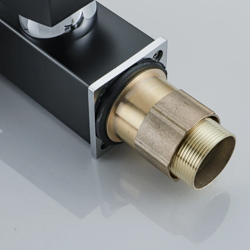 Латунный Смеситель для раковины светодиодный кран Водопад ванной комнаты