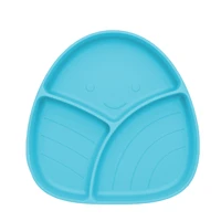 section plates for kids toddler self feeding plates resealable compartment plates with suction children tray for toddlers self