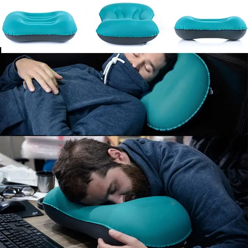 

Naturehike Portable Inflatable Pillow Travel Ultralight Air Pillow Neck Pillow Camping Sleeping Gear Fast Use TPU NH17T013-Z