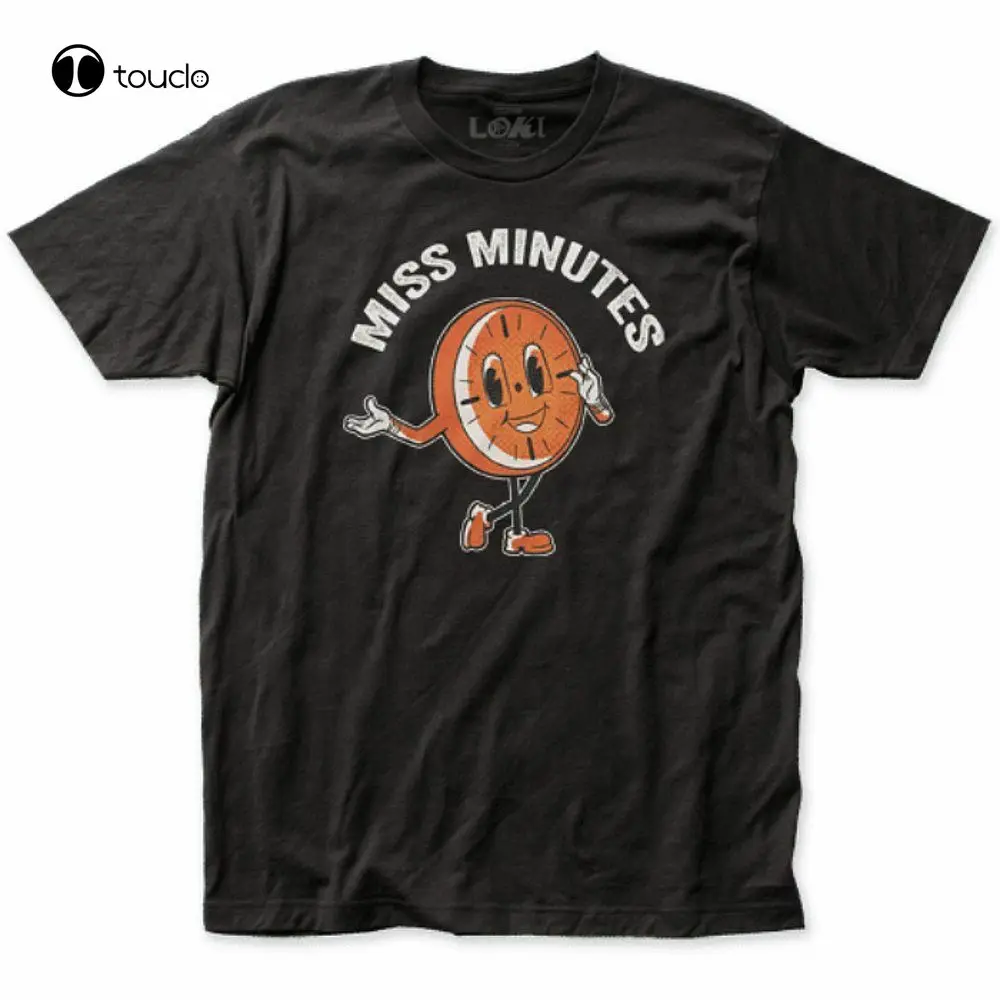 

Футболка из хлопка New Loki «Miss Minutes», от S до 5X