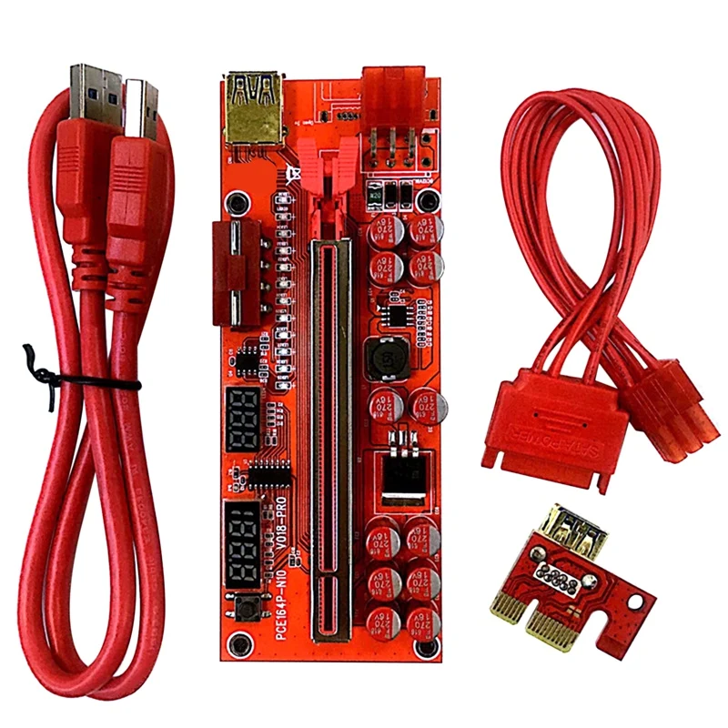 

Кабель-удлинитель для видеокарты PCIE VER018 PRO, USB 3,0, PCI-E