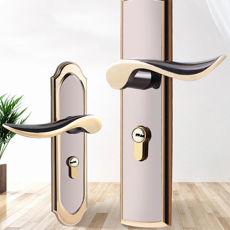 

Portable Apartment Door Locks Outdoor Interior Push Security Bedroom Key Exterior Door Locks Cerradura Puerta Door Handle