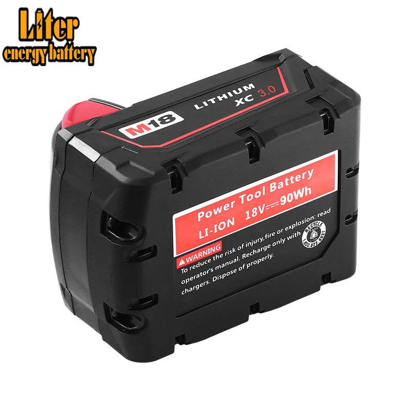 

18V Power Tool Lithium Ion Battery fit for milwaukee m18 battery case power tool battery for milwaukee m18