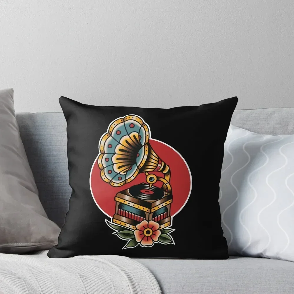 Винтажные пластинки американские традиционные татуировки декоративные подушки