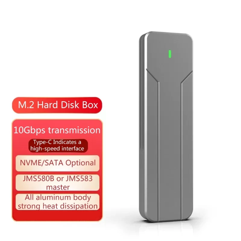 

Корпус SSD Y9RF .2 NVMe, USB C внешний, 10 Гбит/с