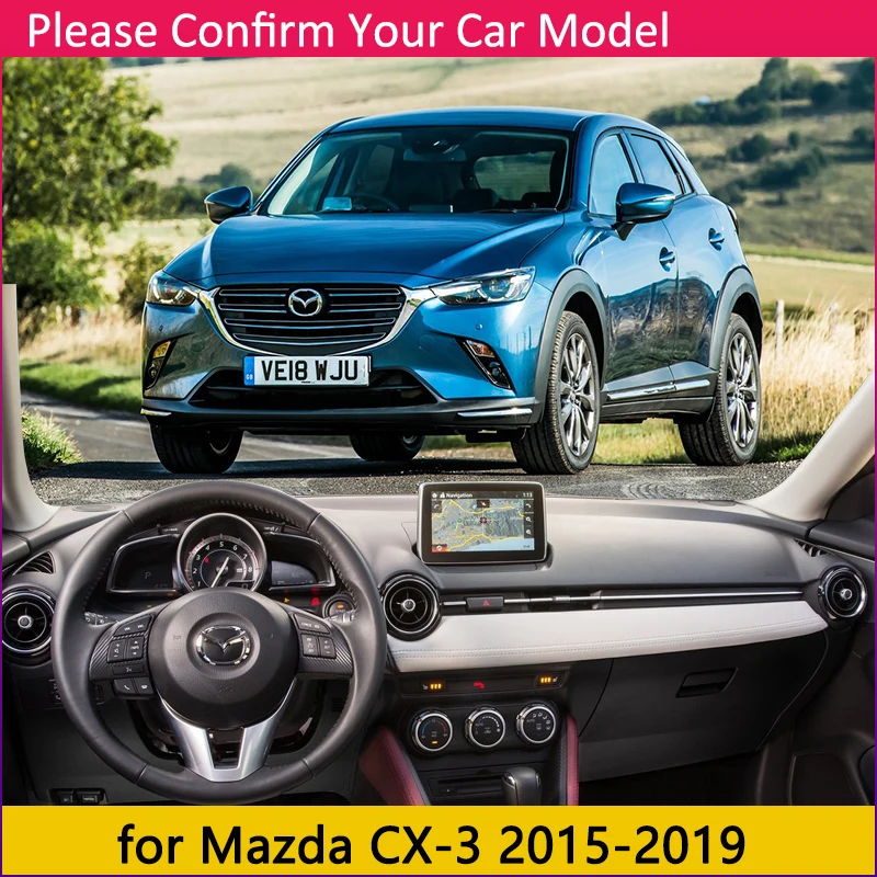 Для Mazda CX-3 2015 2016 2017 2018 2019 анти-скольжения мат коврик на приборную панель Зонт