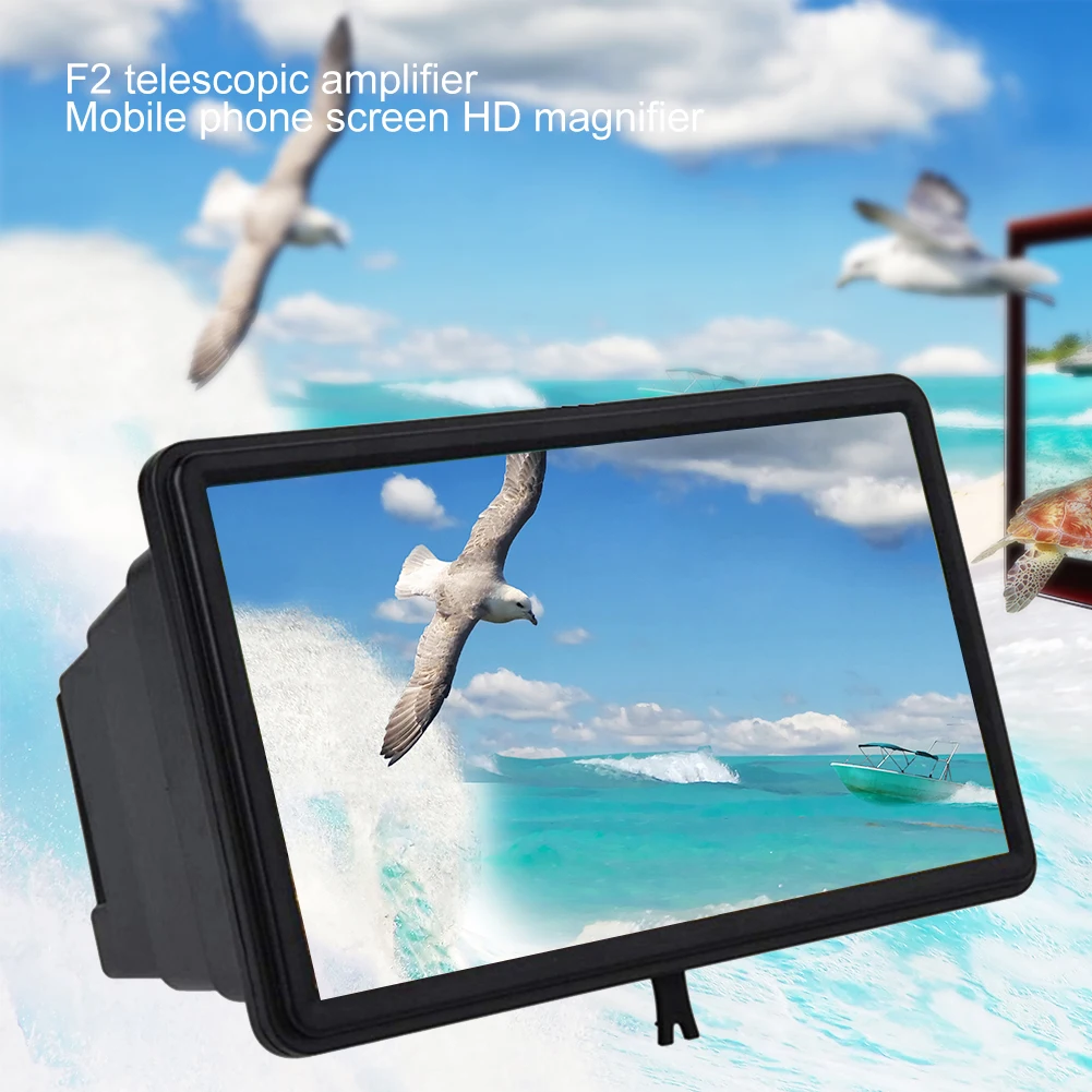 

3D мобильный телефон, стереоскопический HD усилитель с подставкой, усилитель для видео, проектор, усилитель для смартфона