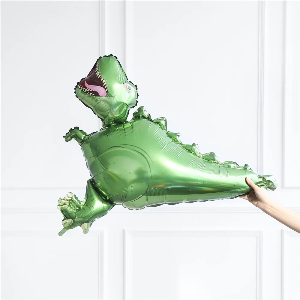 Набор воздушных шаров в виде животных джунглей с белыми цифрами размеры 32