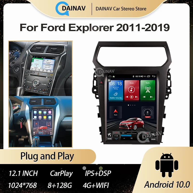 

128G Android Car Radio For Ford Explorer 2011-2019 Car Auto Radio Multimedia Video Player GPS Head Unit