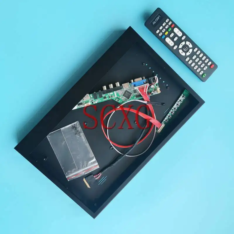

Плата контроллера аналогового ТВ + металлический чехол для экрана подходит для BT140GW01 BT140GW02 1366*768 14 "LVDS 40-Pin комплект «сделай сам» VGA USB RF HDMI-совм...