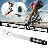 mtb road bicycle lock pedal wrench 10t pedal disassembly tool stainless steel bike pedal spanner cycling repair tool for shimano