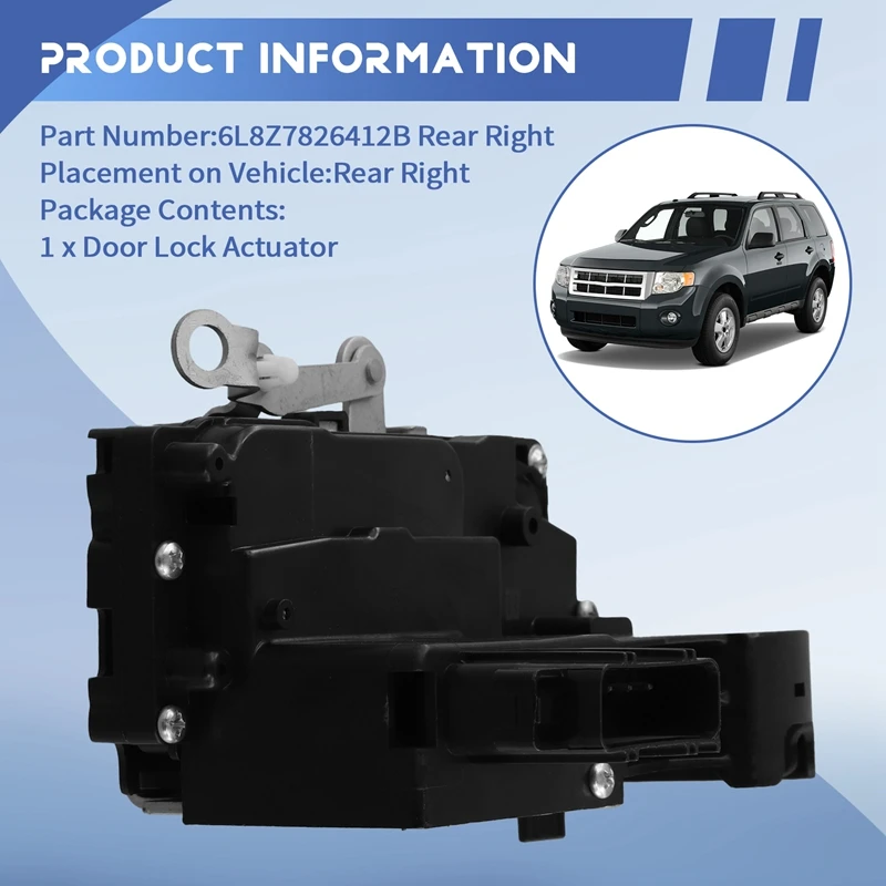 Блок блокировки привода задней двери нового автомобиля для Ford Escape 2001-2007