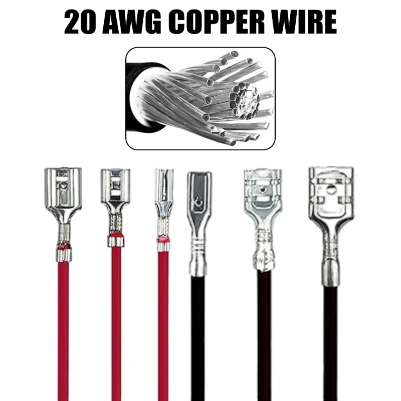 30 шт. лопастные обжимные клеммы разъем для быстрого сращивания с изоляционными