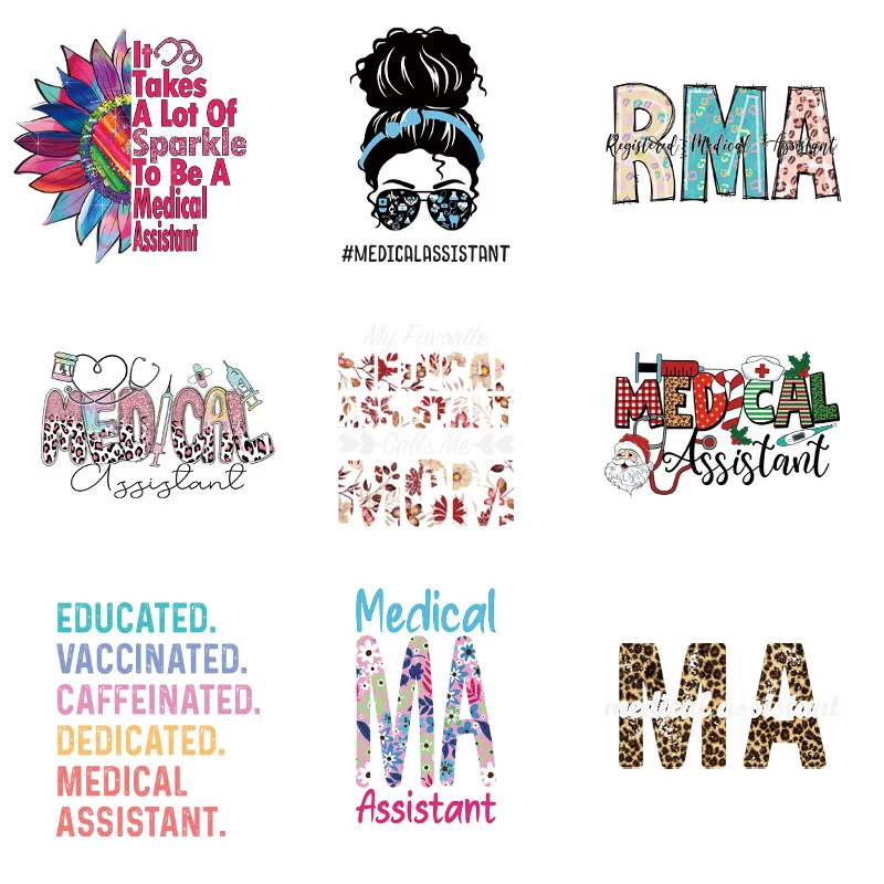 9 шт. пластыри с мультяшным ассистентом медицинской силы