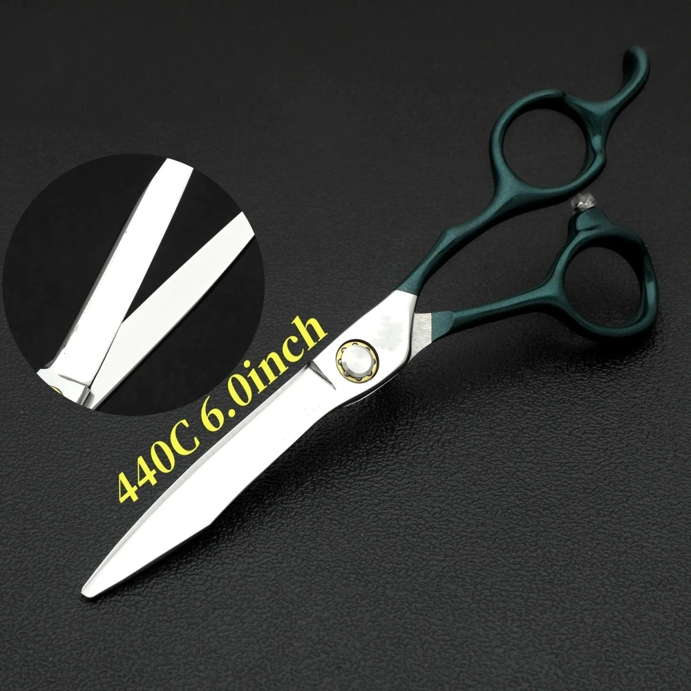 Профессиональные ножницы для стрижки волос сталь 440C филировки инструменты
