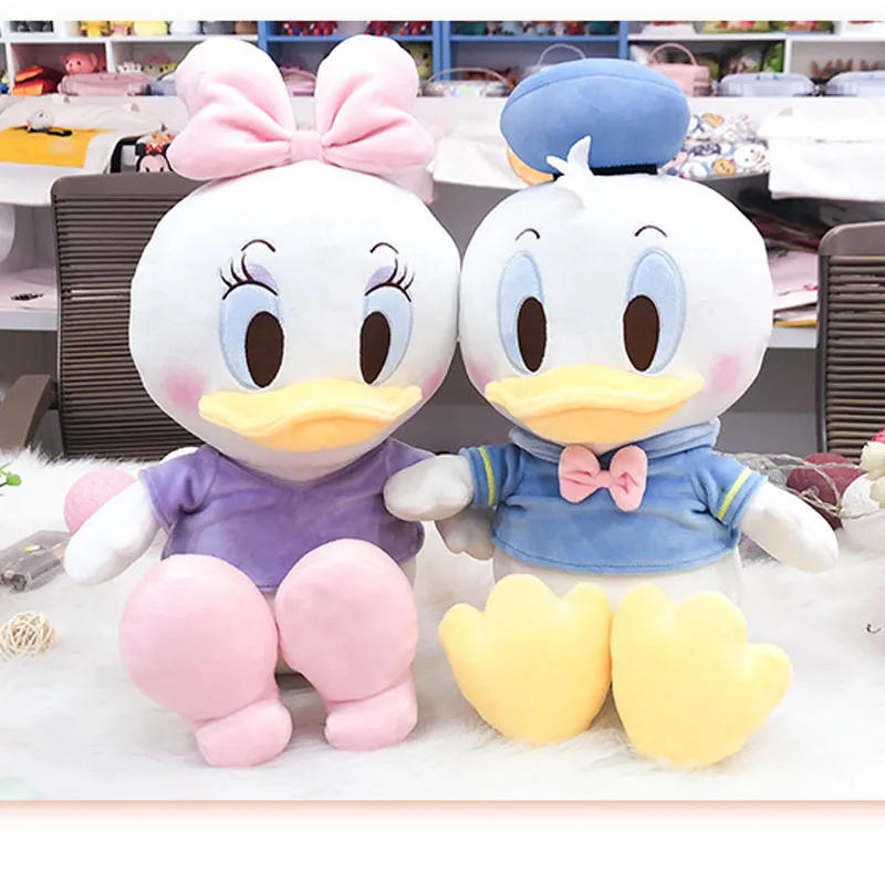 Плюшевые игрушки Disney Дональд Дак Маргаритка мультяшное животное Микки Минни