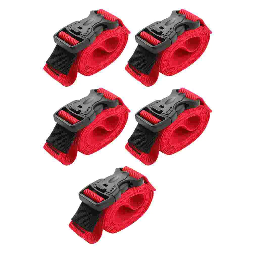 

5 Pcs Buckle Straps Luggage Buckle Strap Heavy Duty Straps Suitcase Straps Nylon Webbing Adjustable Buckle Strap Ratchet Tie