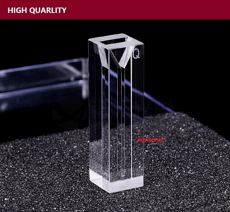 140ul 1x4 мм Дорожный микро флуоресцентный фотоэлемент с черными стенами и крышкой