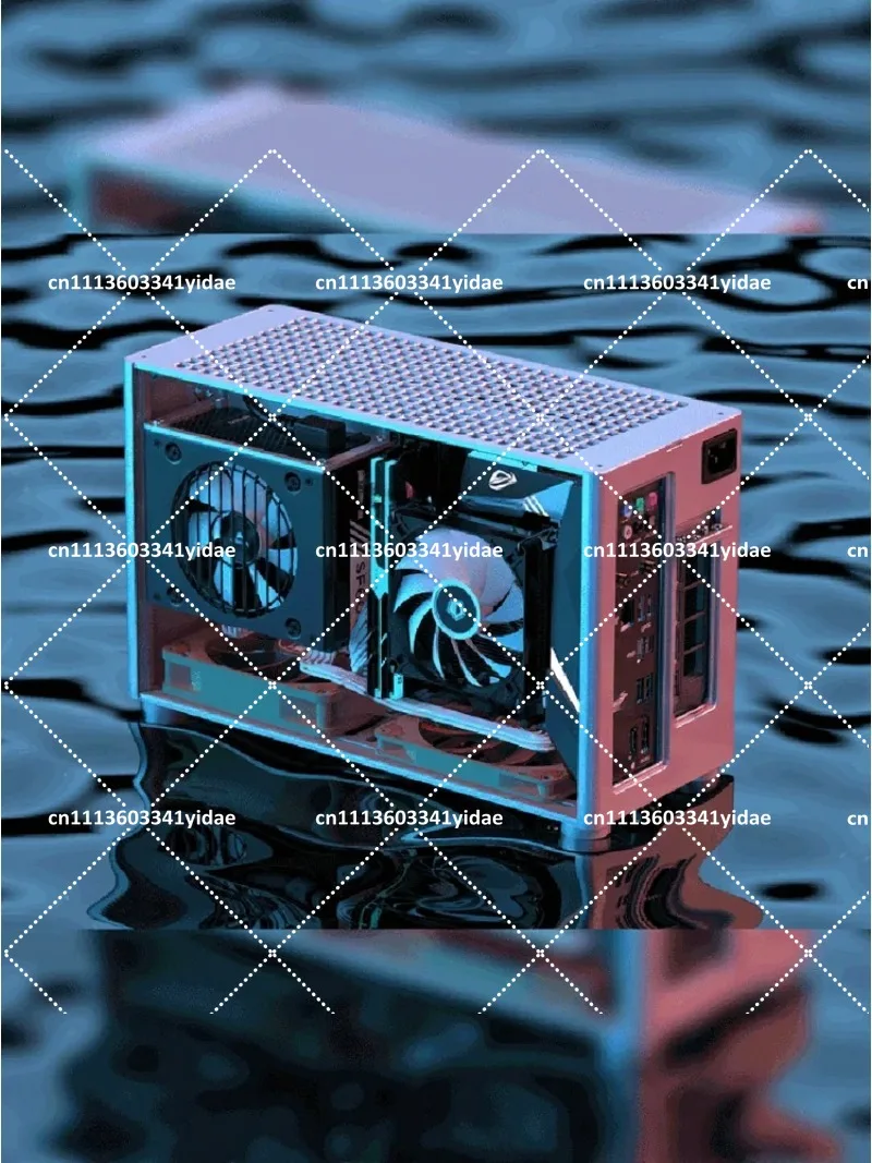 Фото Корпус A4 Frame Mini ITX, с воздушным охлаждением, из алюминиевого сплава с ЧПУ, для настольного компьютера Combocube №4
