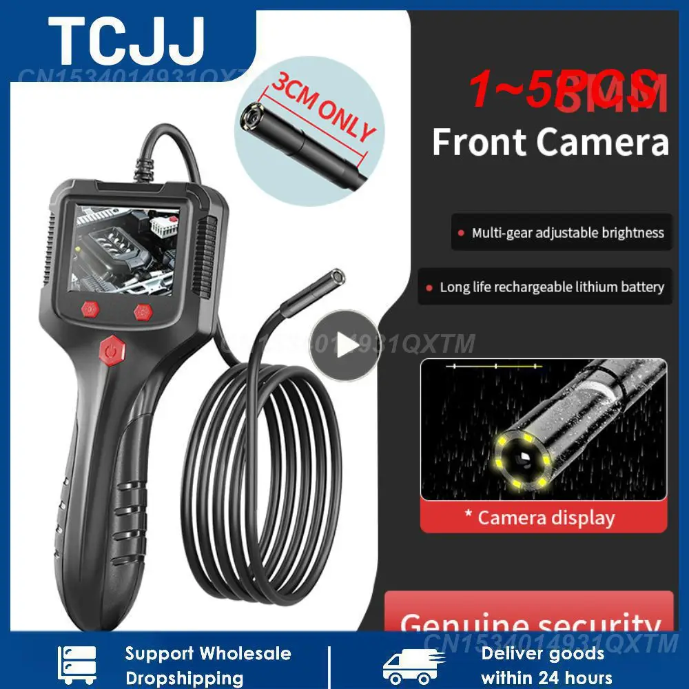 

1~5PCS IPS Screen Industrial Endoscope Camera HD1080P 30 Meter Cable Pipe Sewer Inspection Borescope IP68 Waterproof LEDs