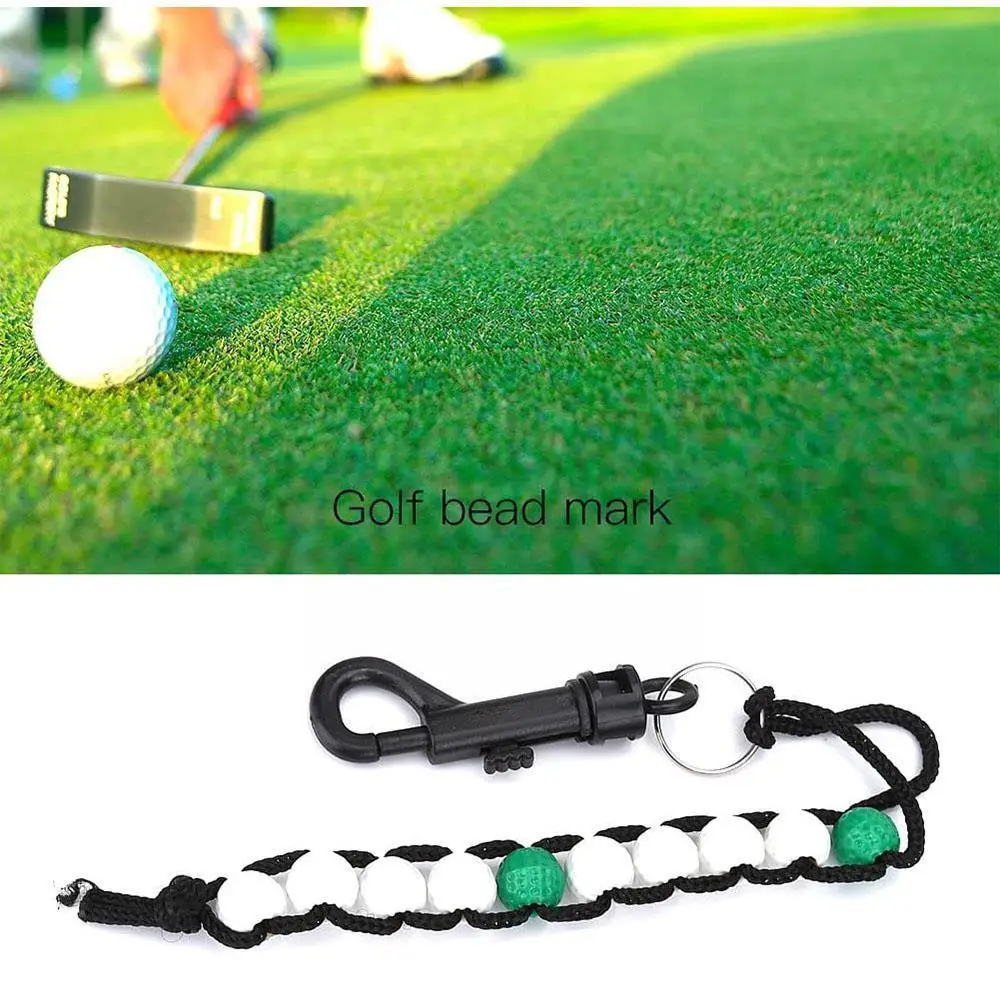 

1pcs Golf Score Counter Golf Stroke Score Counter Plastic Ball To Easy Counter Use Beads Golf Putt Training Accessories S5t9