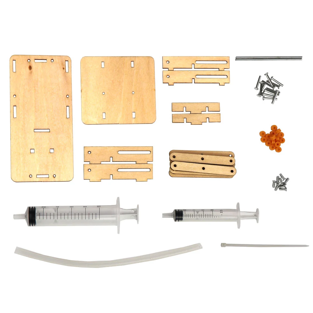 

Lifts Educational Toy Wood Hydraulic Model Science Assembly DIY Lifting Platform Kids Wooden Toys