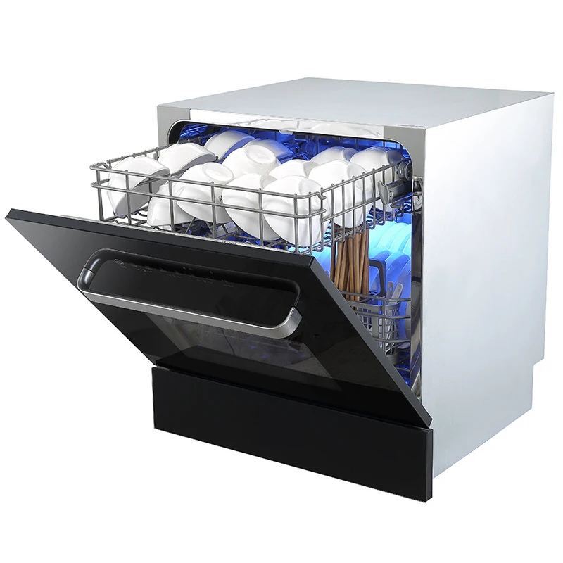 

Dish washer home European standard built-in kitchen 8 sets of tableware automatic countertop dishwasher