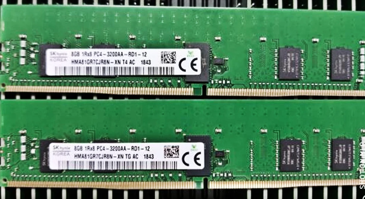 

RAM HMA81GR7CJR8N-XN Server memory 8G 1RX8 PC4-3200AA ECC 1PCS