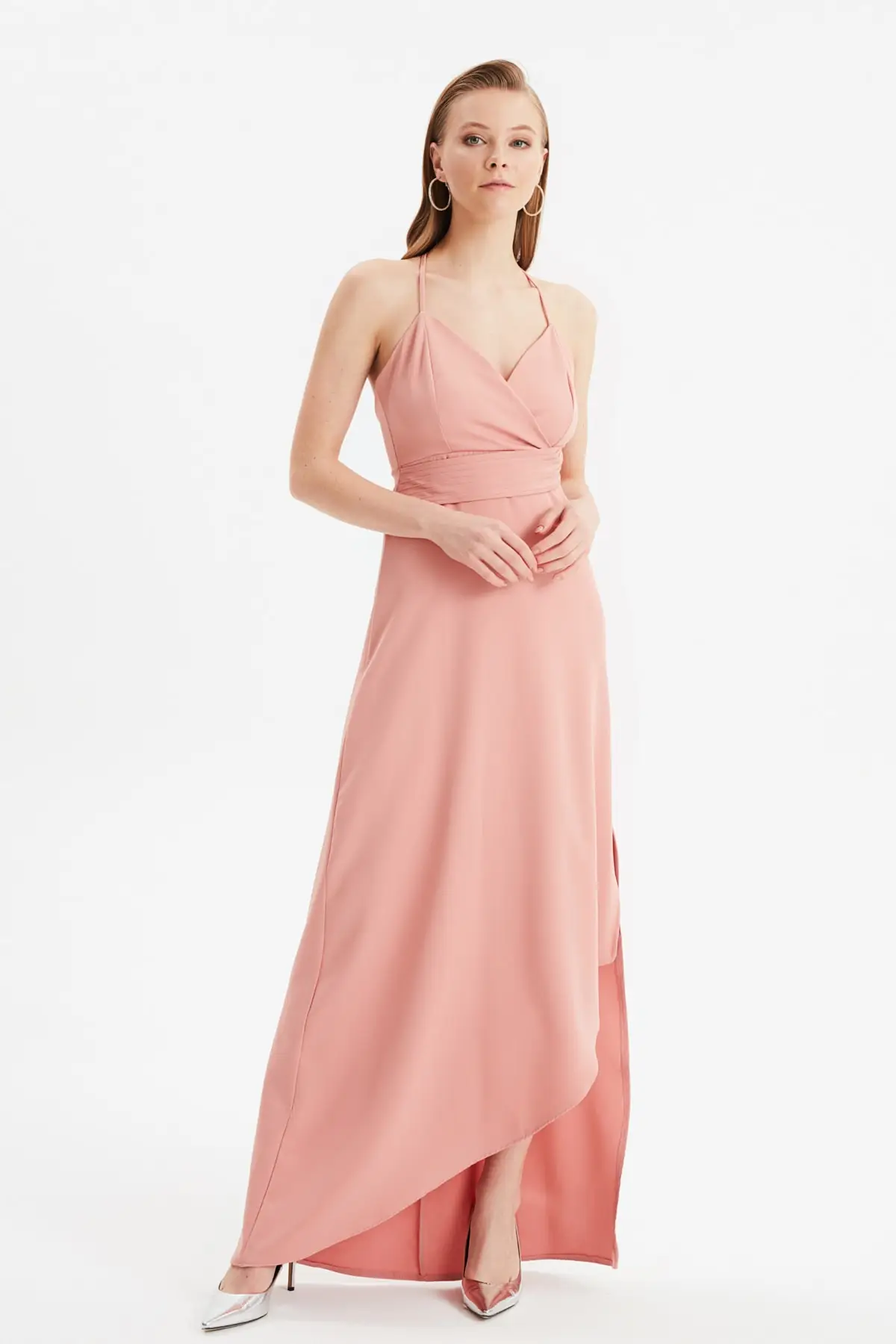 

Trendyol Back Detail Evening Dress & Prom Gown TPRSS21AE0081