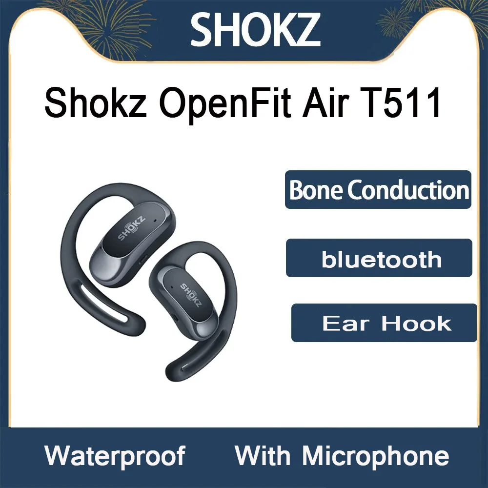 Беспроводные Bluetooth-наушники SHOKZ OpenFit Air T511 с микрофоном