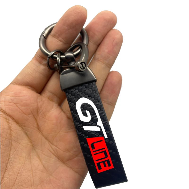 Автомобильный брелок аксессуары кольца для ключей в форме подковы Peugeot GT GTI GTLINE 3008
