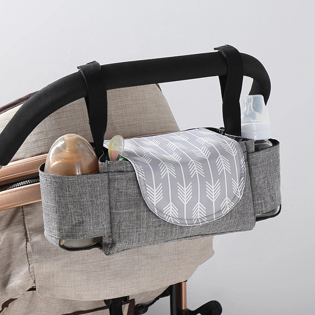 

Pockets Toys With Cup Holders Universal Keys Large Capacity Portable Carrying Bag Phone Baby Stroller Organizer Diaper Storage