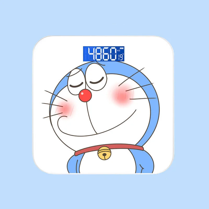 

Kawaii Doraemon Scale Cartoon Cute Smart Body Fat Weight Electronic Scale Ins Animation Charging Dormitory Small Body Scale Gift