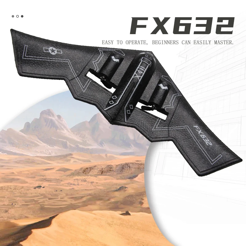 Радиоуправляемый самолет FX632 с неподвижным крылом B2 бомбардировочный