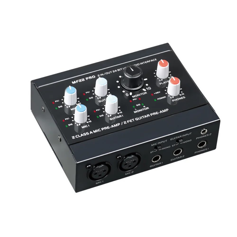 

Small External Professional Sound Mixers USB Computer Drive-free Sound Card Live Recording Karaoke Arranger Mixer DJ Equipment