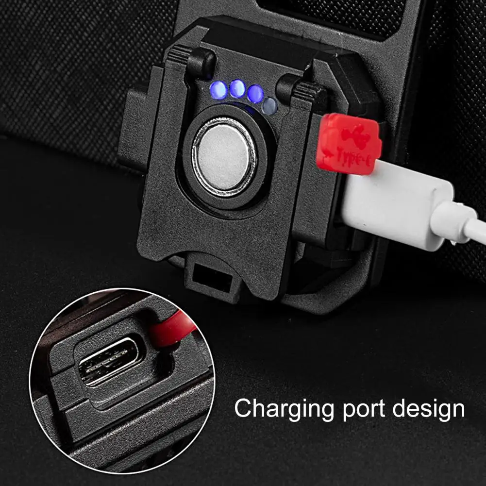 

Легкий креативный суперъяркий COB брелок для наружного освещения, водонепроницаемый светильник для кемпинга, белый/желтый/красный светильн...