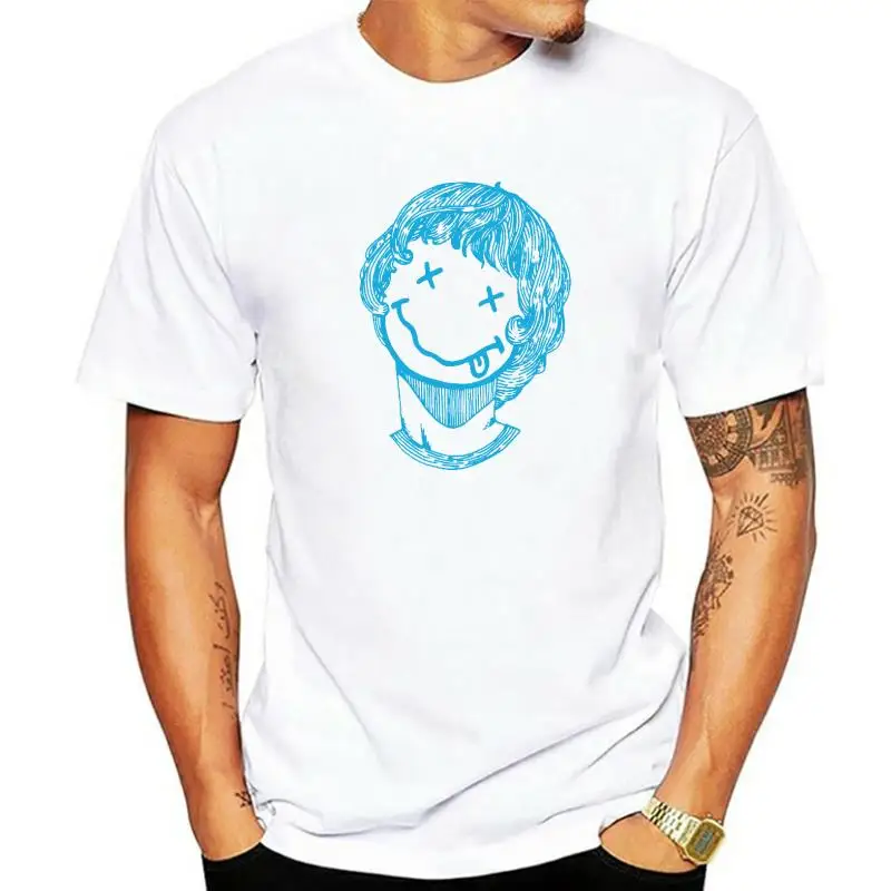 

Мужская Готическая футболка в стиле панк с принтом улыбки, Мужская хлопковая футболка большого размера с принтом, мужские топы в стиле унисекс, футболки разных цветов, Прямая поставка