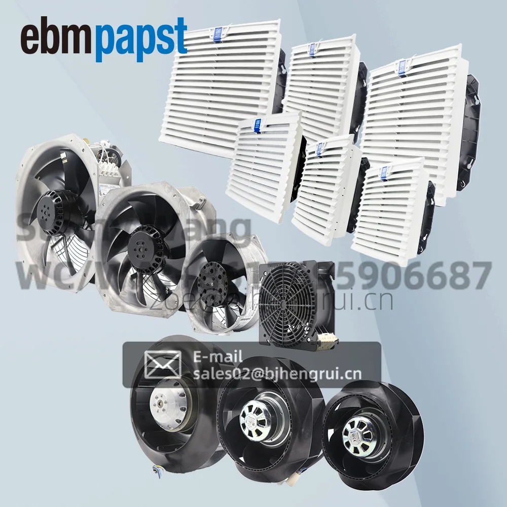 Фото ebmpapst R2E190-AO26-05 190 мм 230 В переменного тока 0,26/0,34 А 58/75 Вт турбо-реверсивный центробежный охлаждающий вентилятор с одним входом №5
