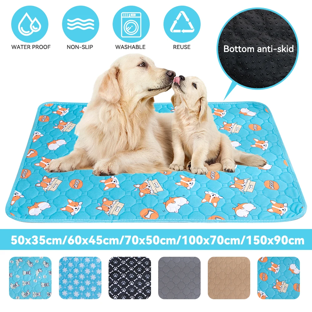 

Mat Diaper Training Bed Pee Seat Washable Cover Absorbent For Pet Reusable Sofa Blanket Pet Pad Pad Car Puppy Urine Dog